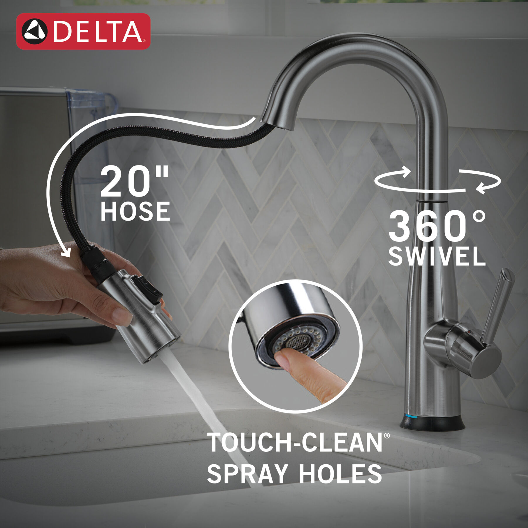 Touch2O® Bar / Prep Faucet with Touchless Technology, image 3