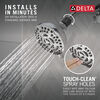 9-Setting Shower Head in Chrome - 1.75 GPM