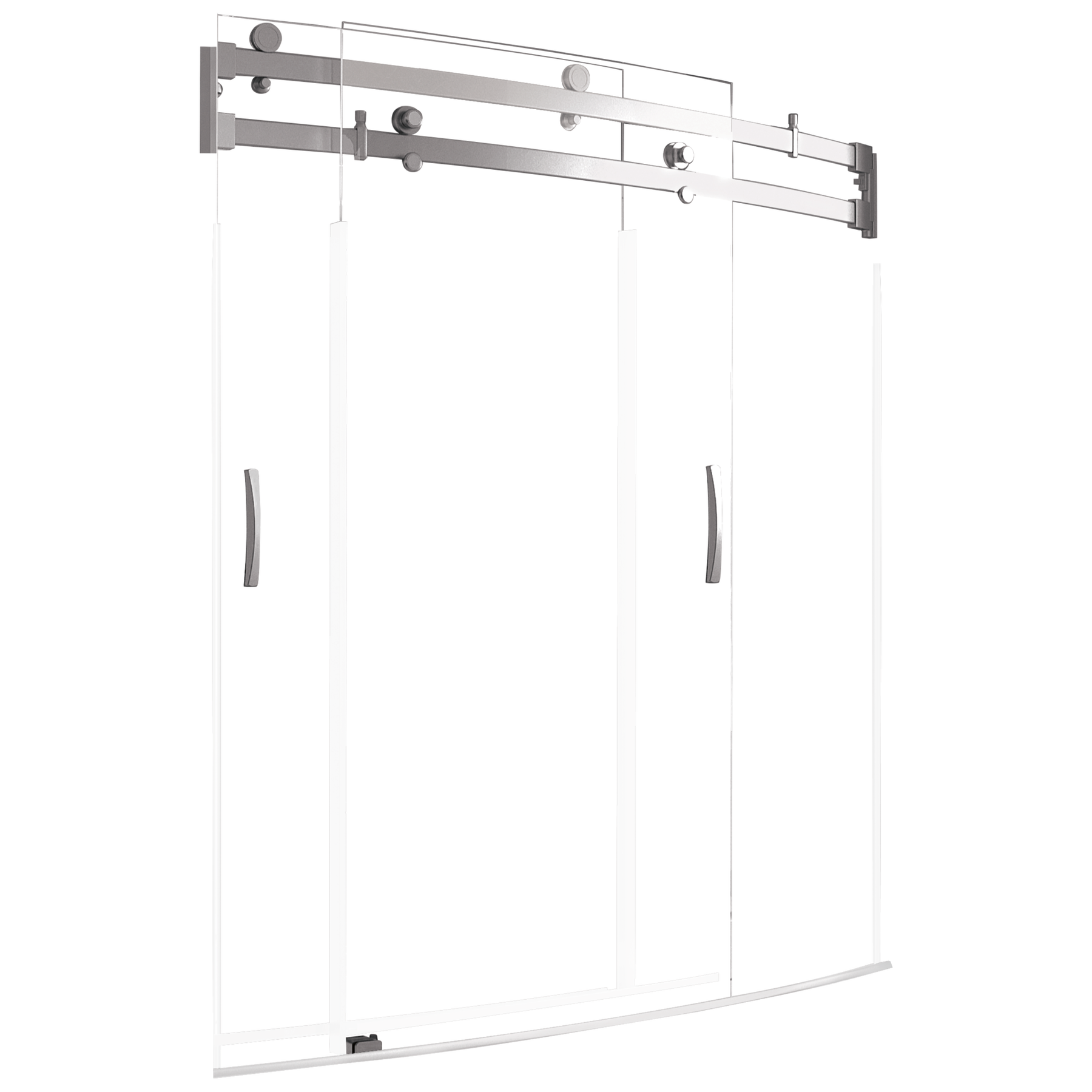 Puerta para ducha de tina curva de 60" x 30"