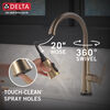 Llave para cocina monomando extensible con tecnología Touch<sub>2</sub>O®