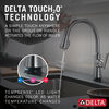 Llave para cocina monomando extensible con tecnología Touch<sub>2</sub>O®