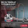 Llave para cocina extensible de una manija con tubo de salida con muelle con tecnología Touch<sub>2</sub>O® (producto recertificado)