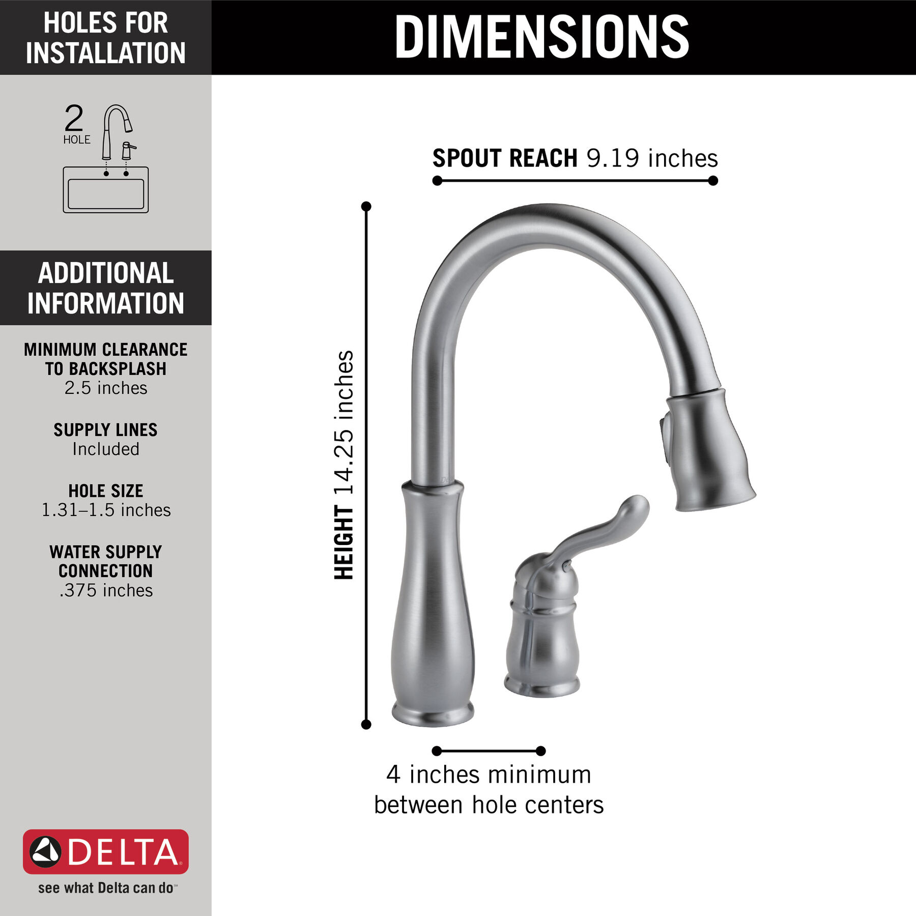 Llave para cocina monomando extensible, imagen 1