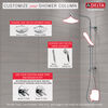 Columna de ducha de 26" redonda