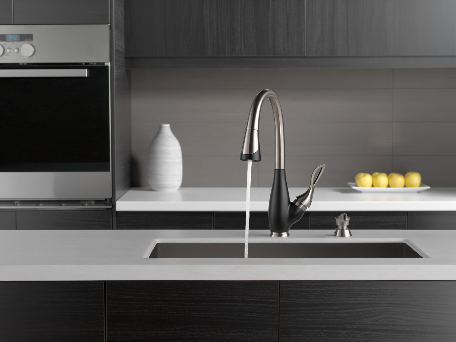 Llave para cocina monomando extensible con dispensador de jabón, imagen 12
