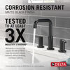 Llave de dos manijas para baño para lavabo de 8"