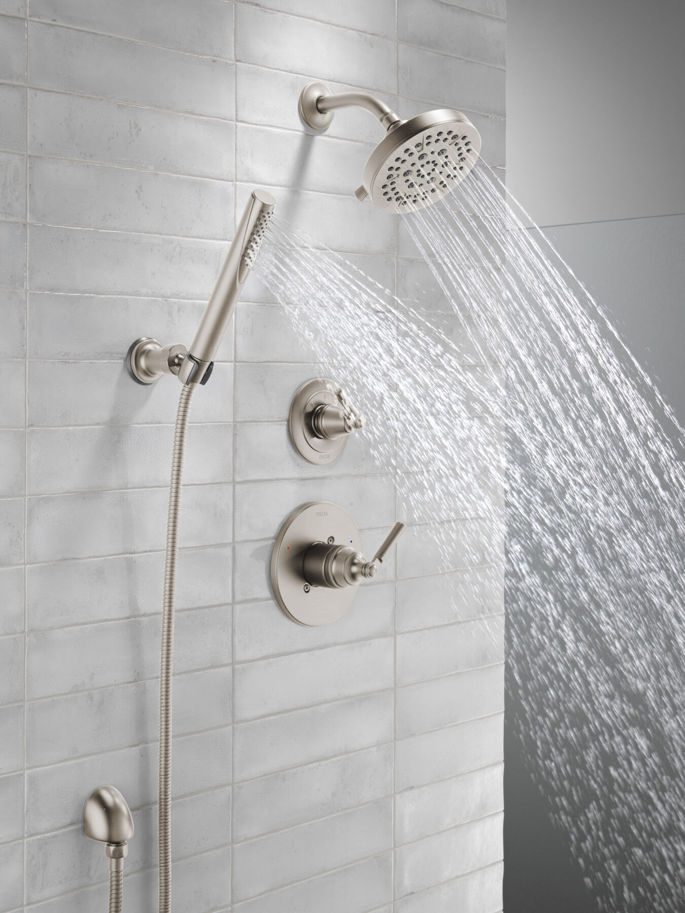 Ducha manual premium para montaje en pared ajustable de una sola función, imagen 22