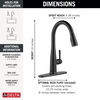 VoiceIQ® Single Handle Pull-Down Faucet with Touch<sub>2</sub>O® Technology