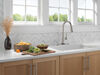 Llave para cocina monomando extensible con tecnologías Touch<sub>2</sub>O® y ShieldSpray®