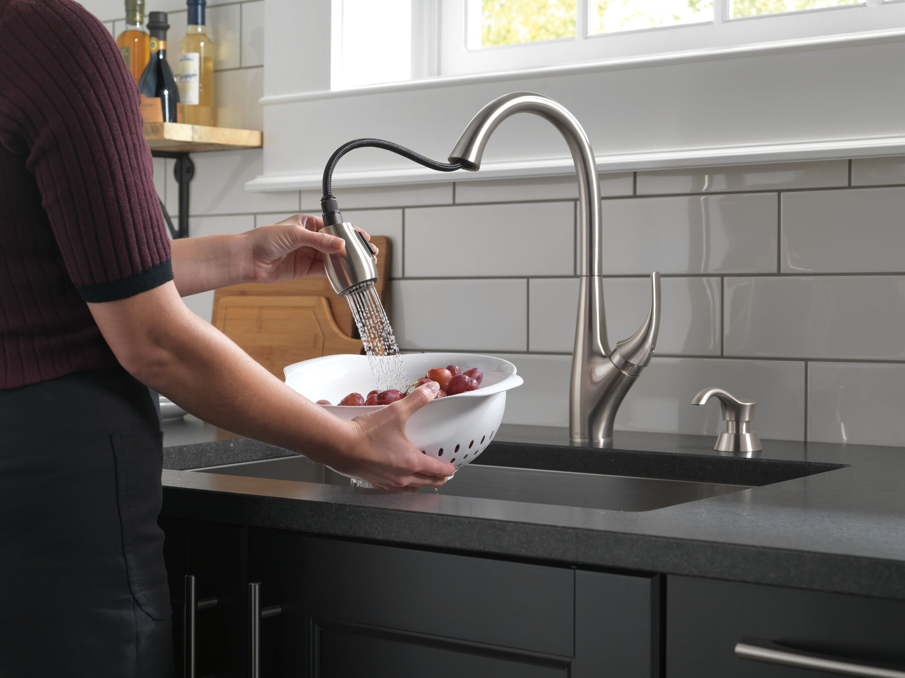 Llave para cocina monomando extensible, imagen 4