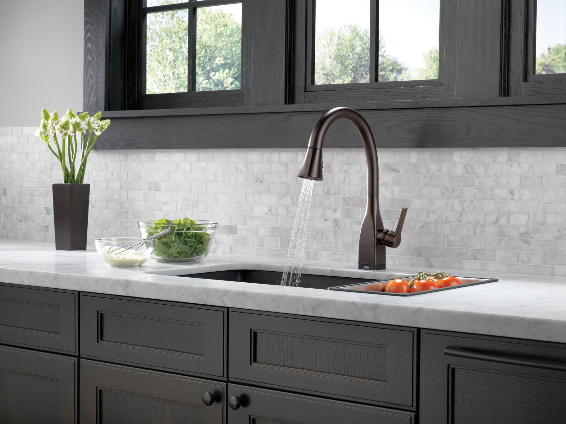Llave para cocina monomando extensible con tecnologías Touch<sub>2</sub>O® y ShieldSpray®, imagen 7