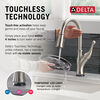 Touch<sub>2</sub>O® Technology Kitchen Faucet with Touchless Technology