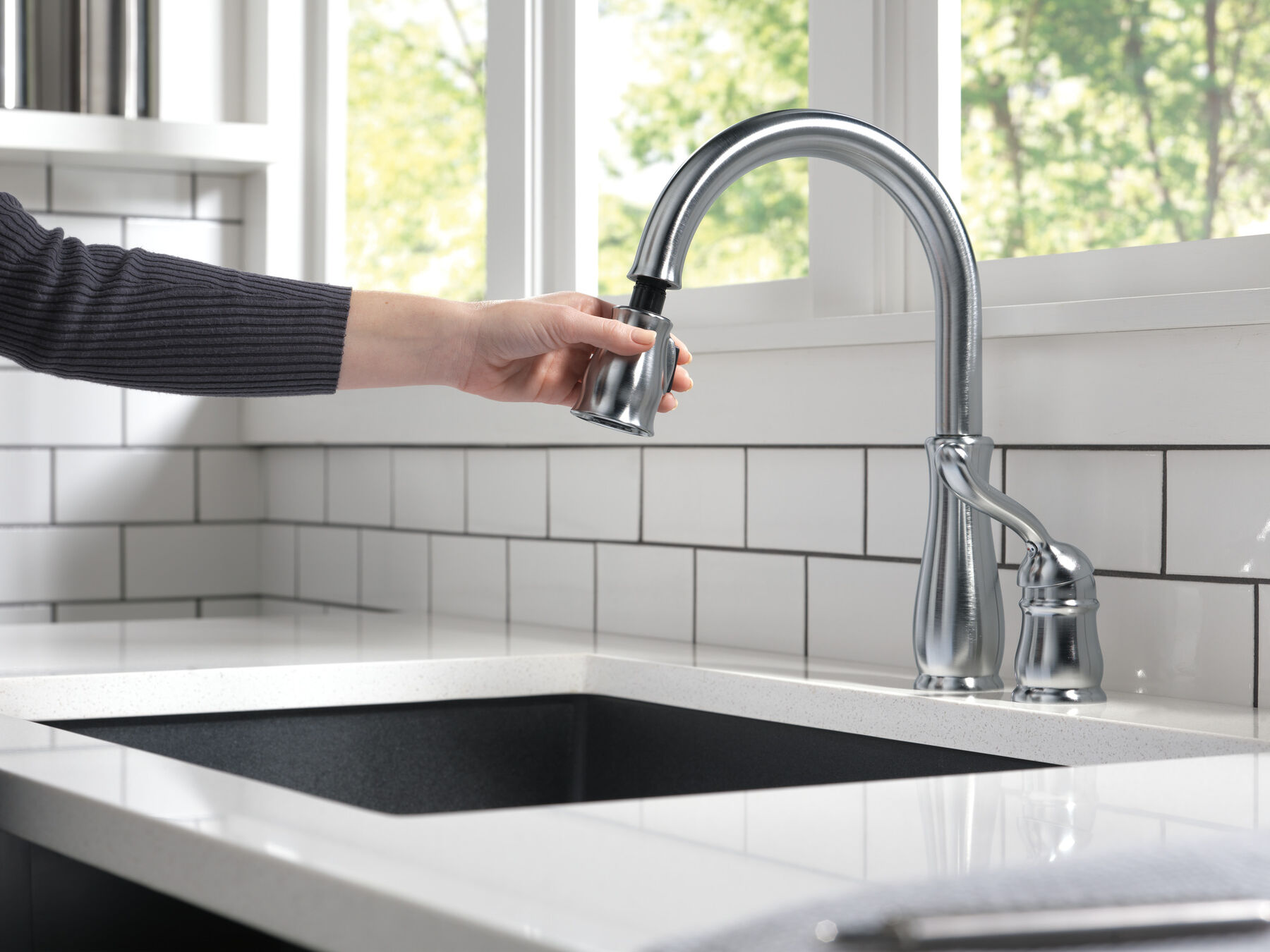 Llave para cocina monomando extensible, imagen 7