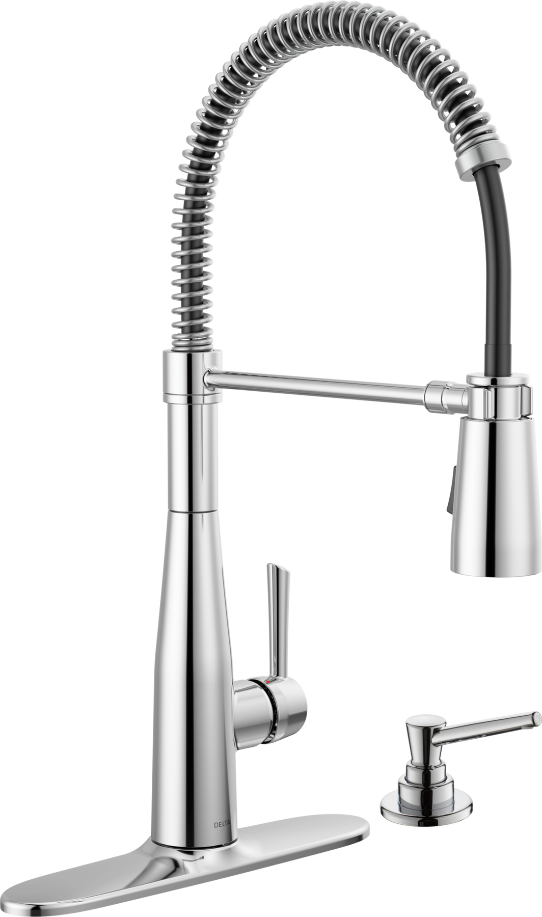 Spring Kitchen Single Handle with Soap Dispenser Bundle, image 1