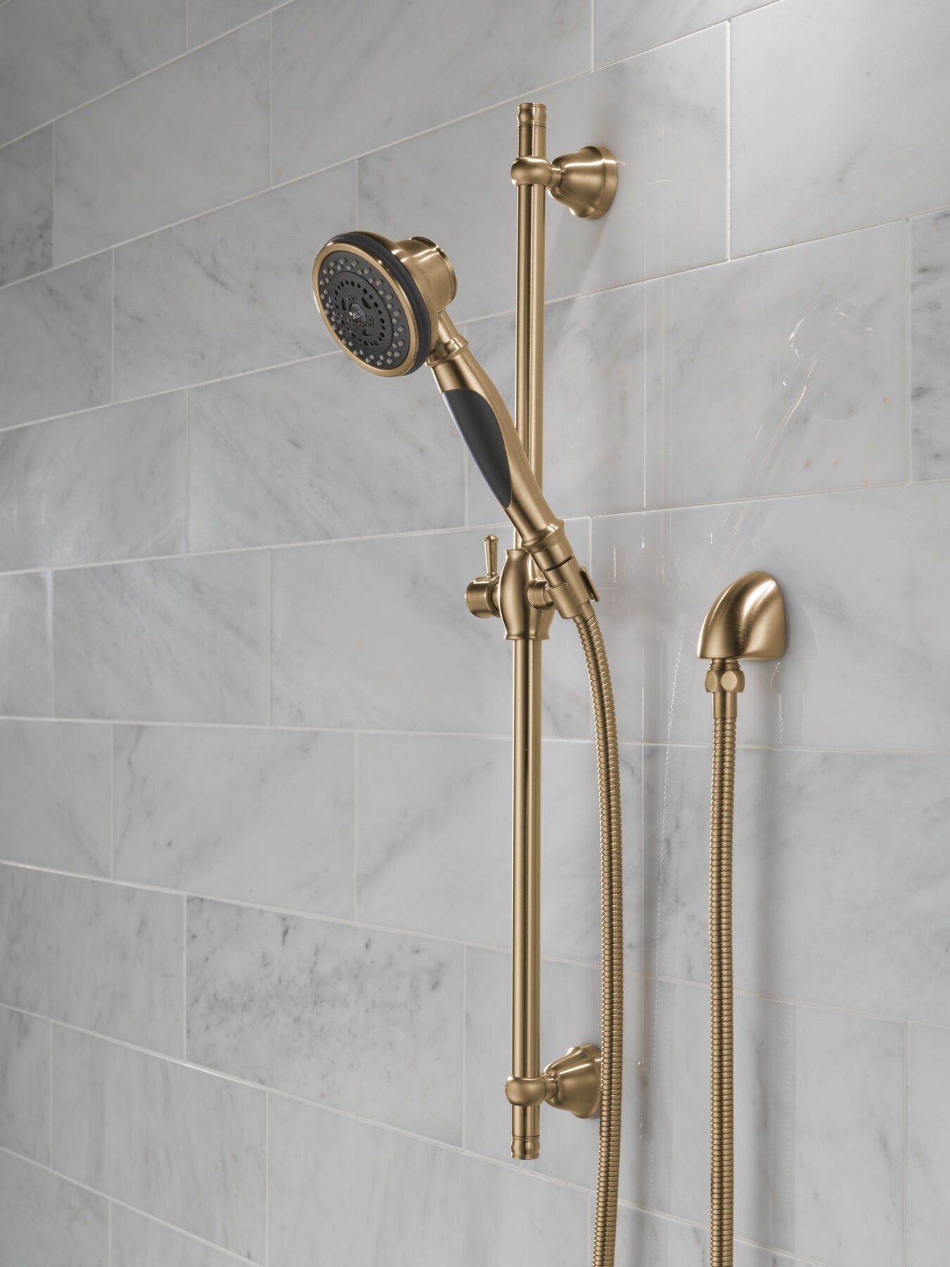 Ducha manual premium de 3 funciones con barra deslizante, imagen 4