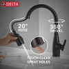 Llave para cocina monomando extensible con dispensador de jabón y tecnología ShieldSpray®