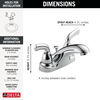 Llave para baño de combinación de dos manijas