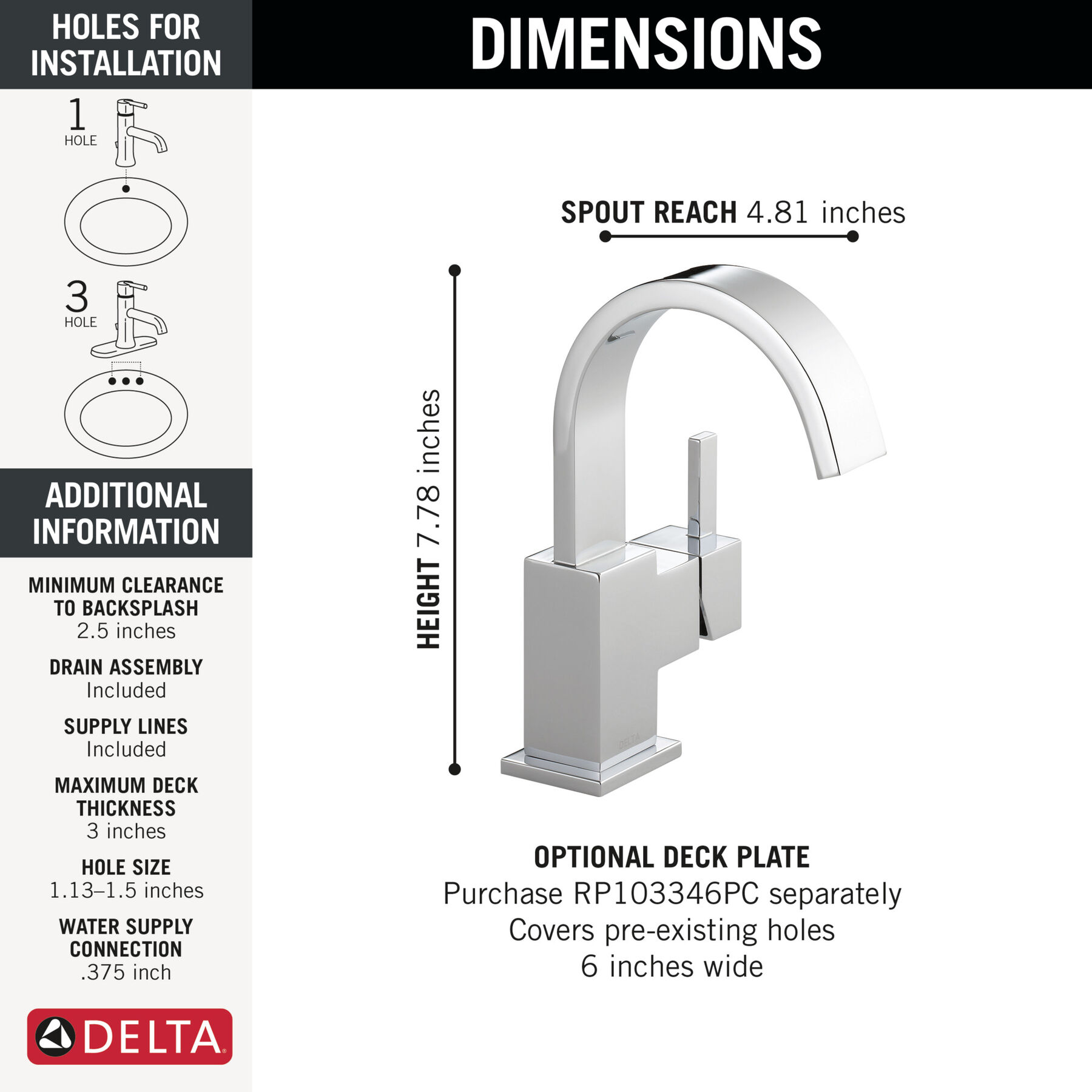 Llave para baño monomando, imagen 1