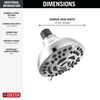 9-Setting Shower Head in Chrome - 1.75 GPM