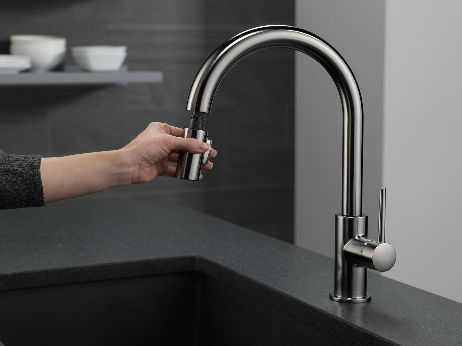 Llave para cocina monomando extensible, imagen 6