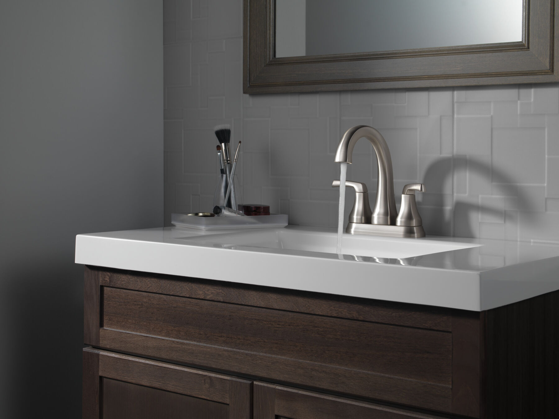 Llave para baño de combinación con dos manijas (producto recertificado), imagen 3