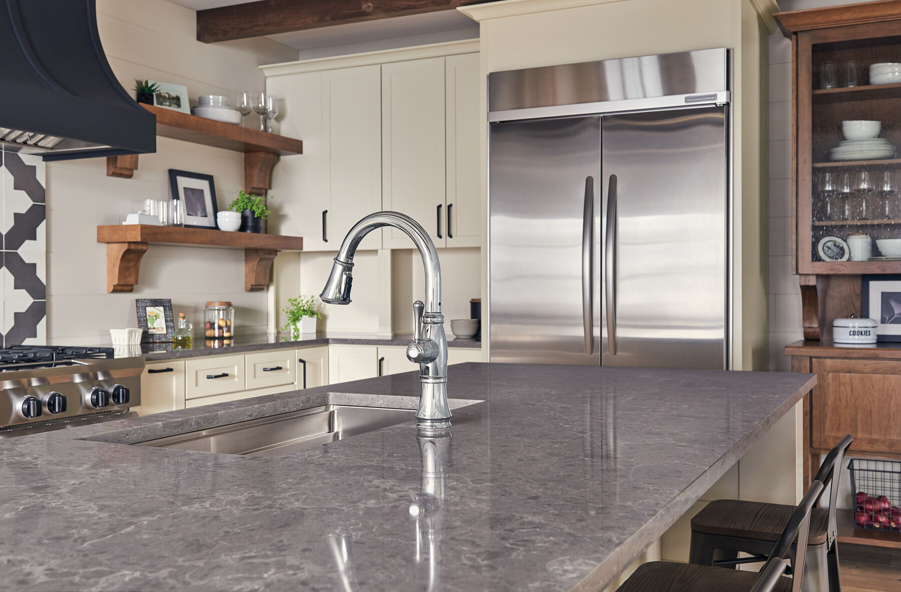 Llave para cocina monomando extensible con tecnología ShieldSpray®, imagen 4