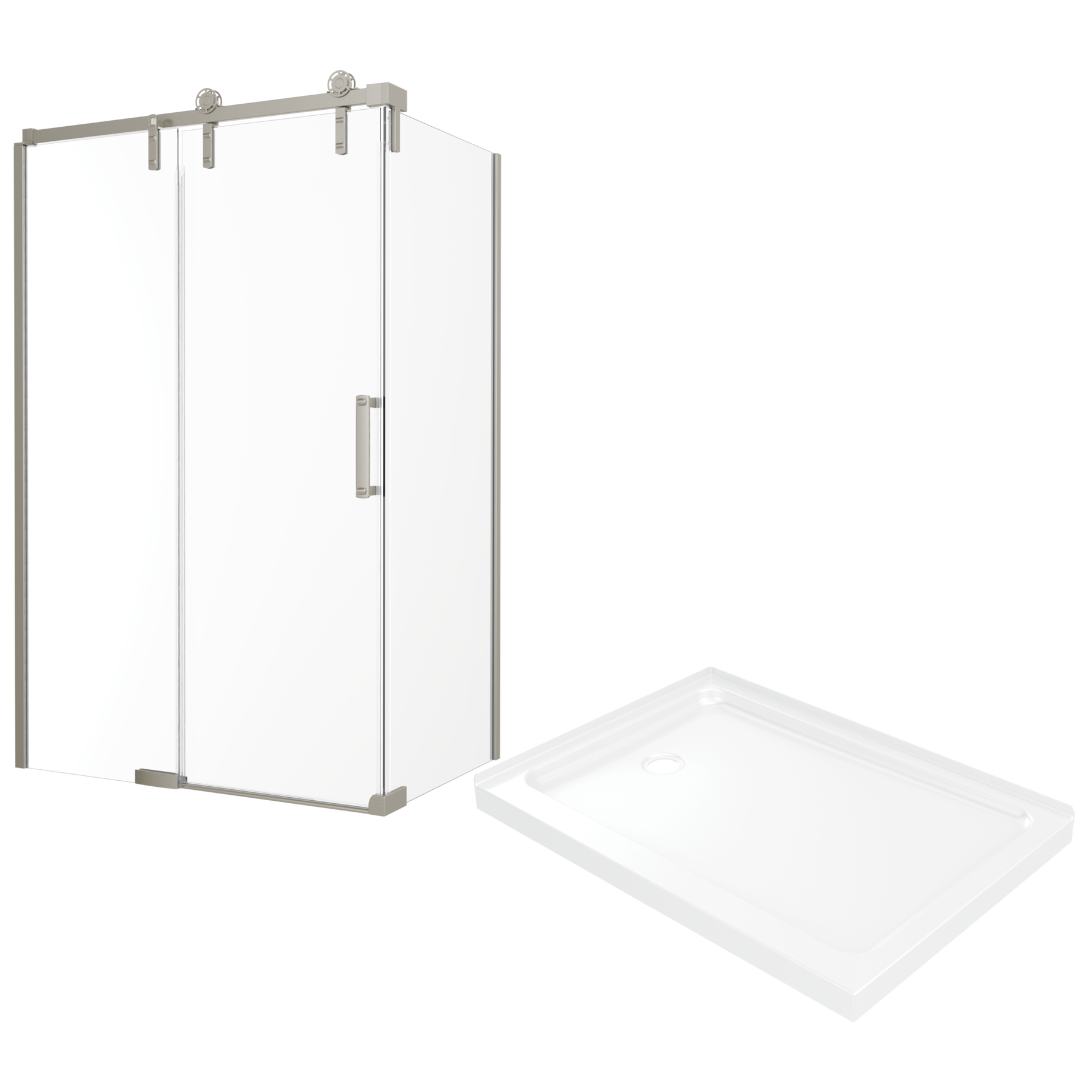 48x34 Corner Shower Bundle - Left