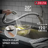 Llave para cocina extensible de una manija