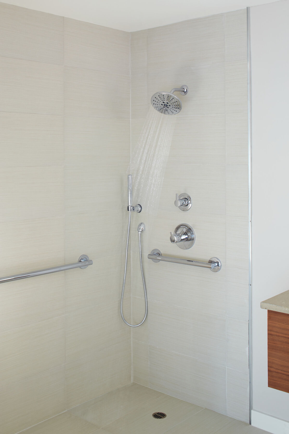 Ducha manual premium para montaje en pared ajustable de una sola función, imagen 17