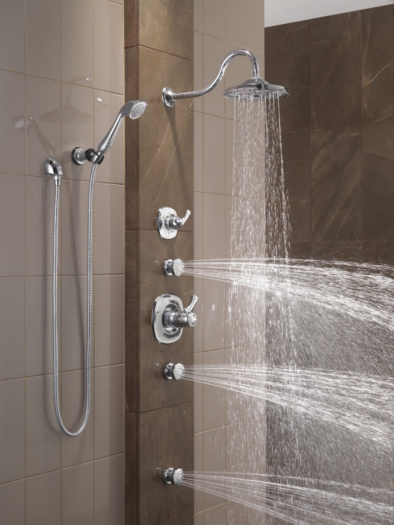Terminación de ducha TempAssure® serie 17T con H2Okinetic®, imagen 2