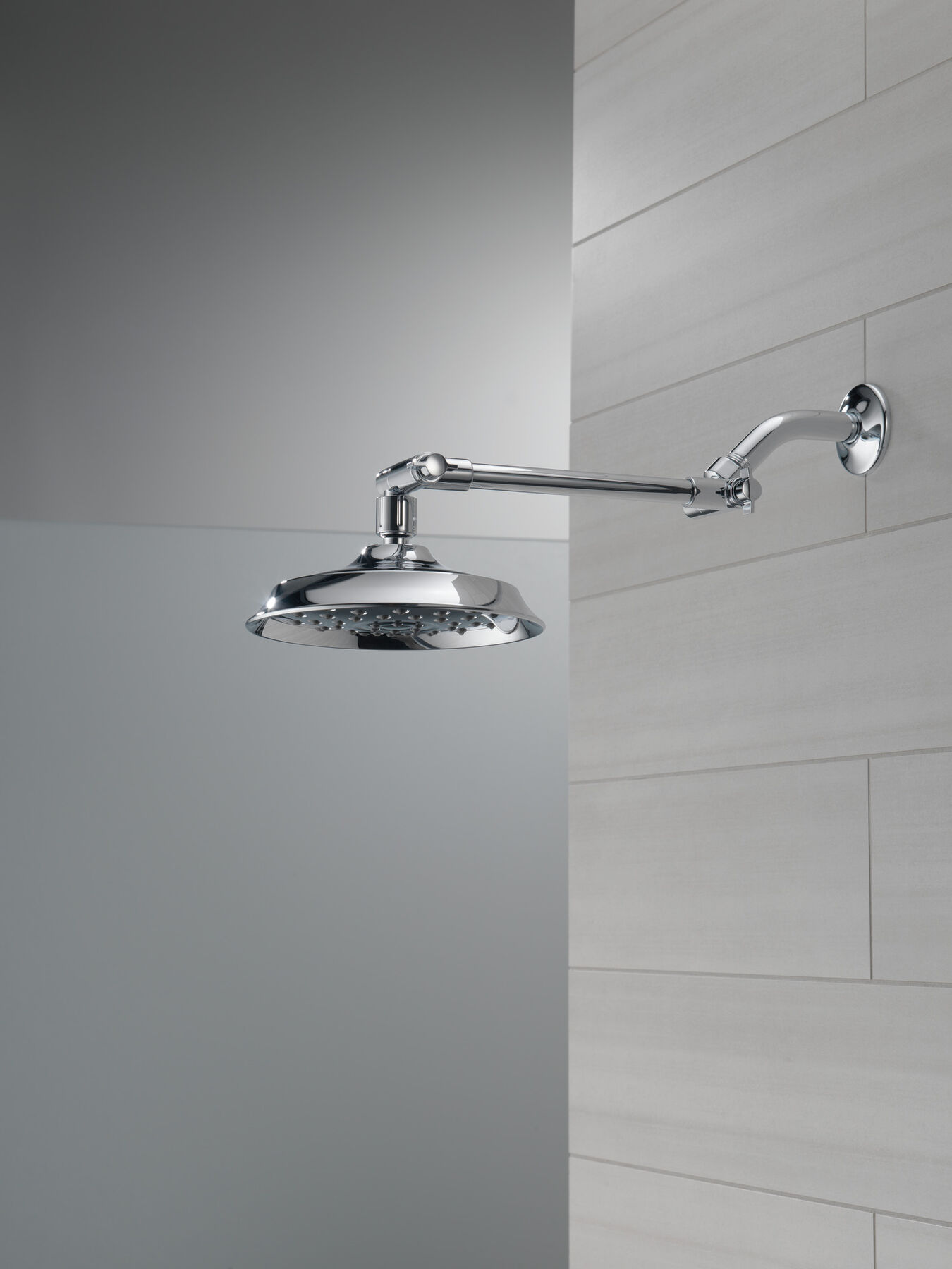 Regadera tipo campana con extensor de brazo ajustable, imagen 3