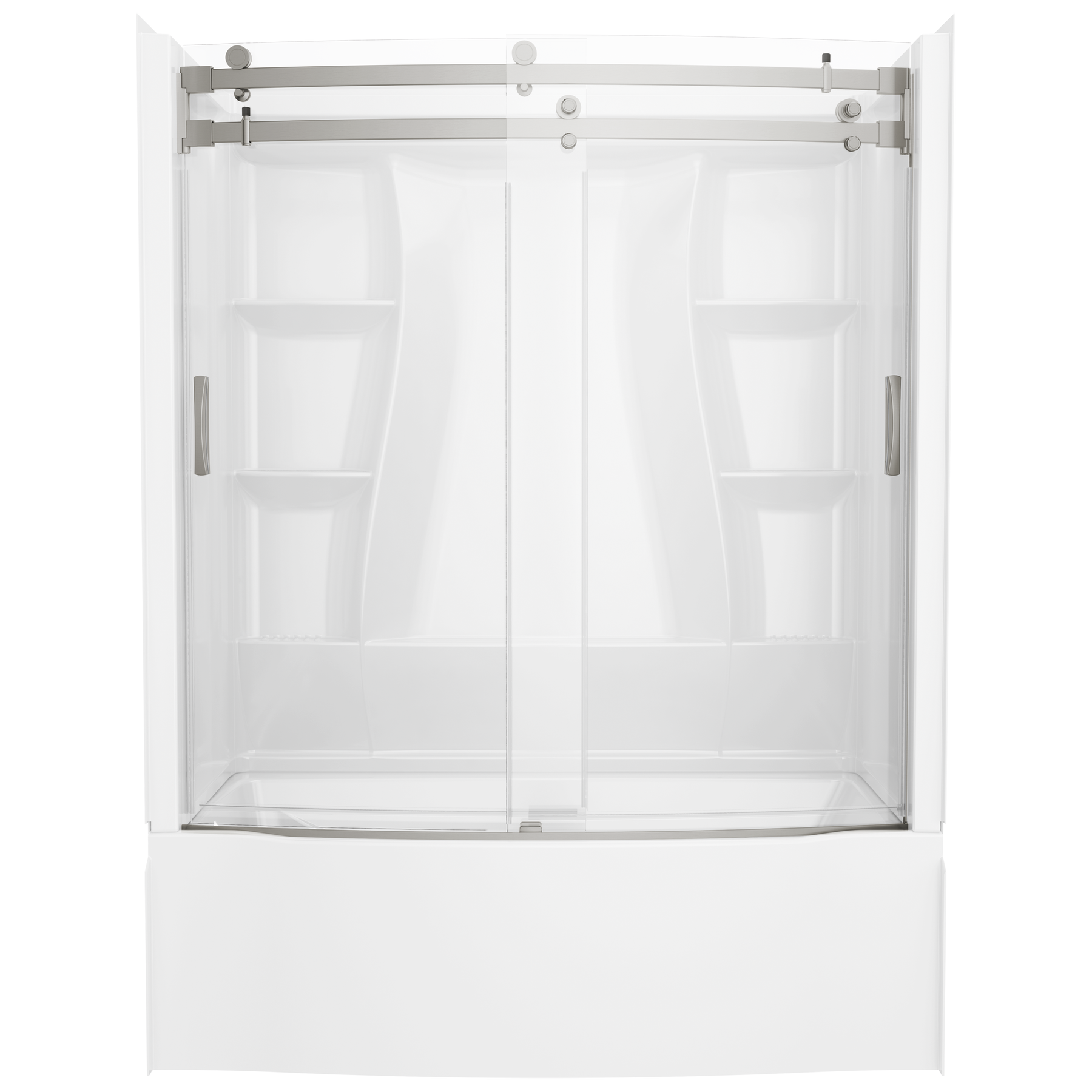 60x32 Alcove Bathtub Bundle with Door - Left Drain