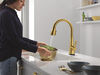 Touch2O Pull-Down Kitchen Faucet with Soap Dispenser Bundle