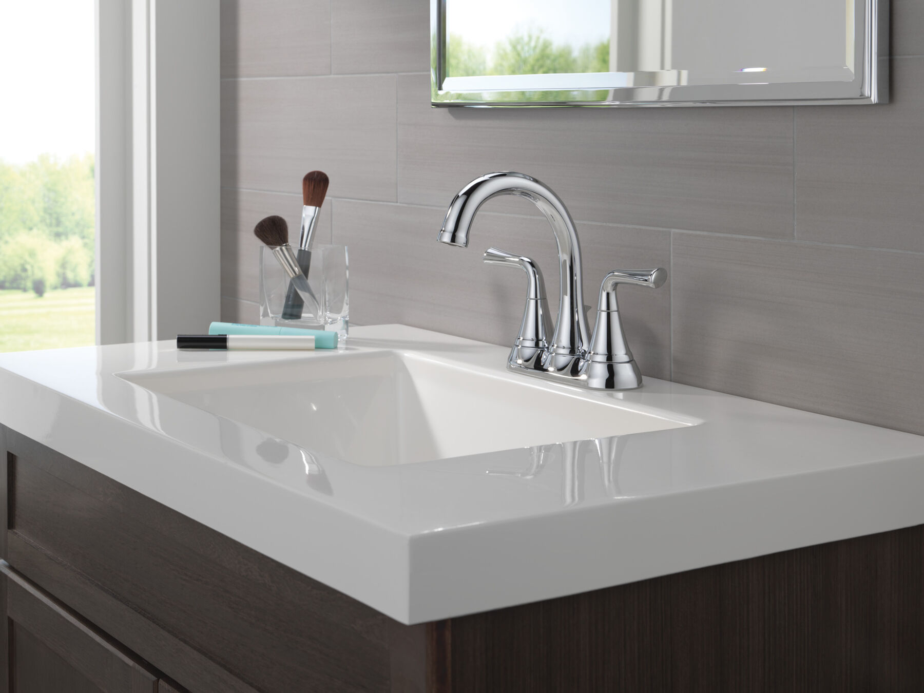 Llave para baño de combinación con dos manijas Tract-Pack, imagen 3