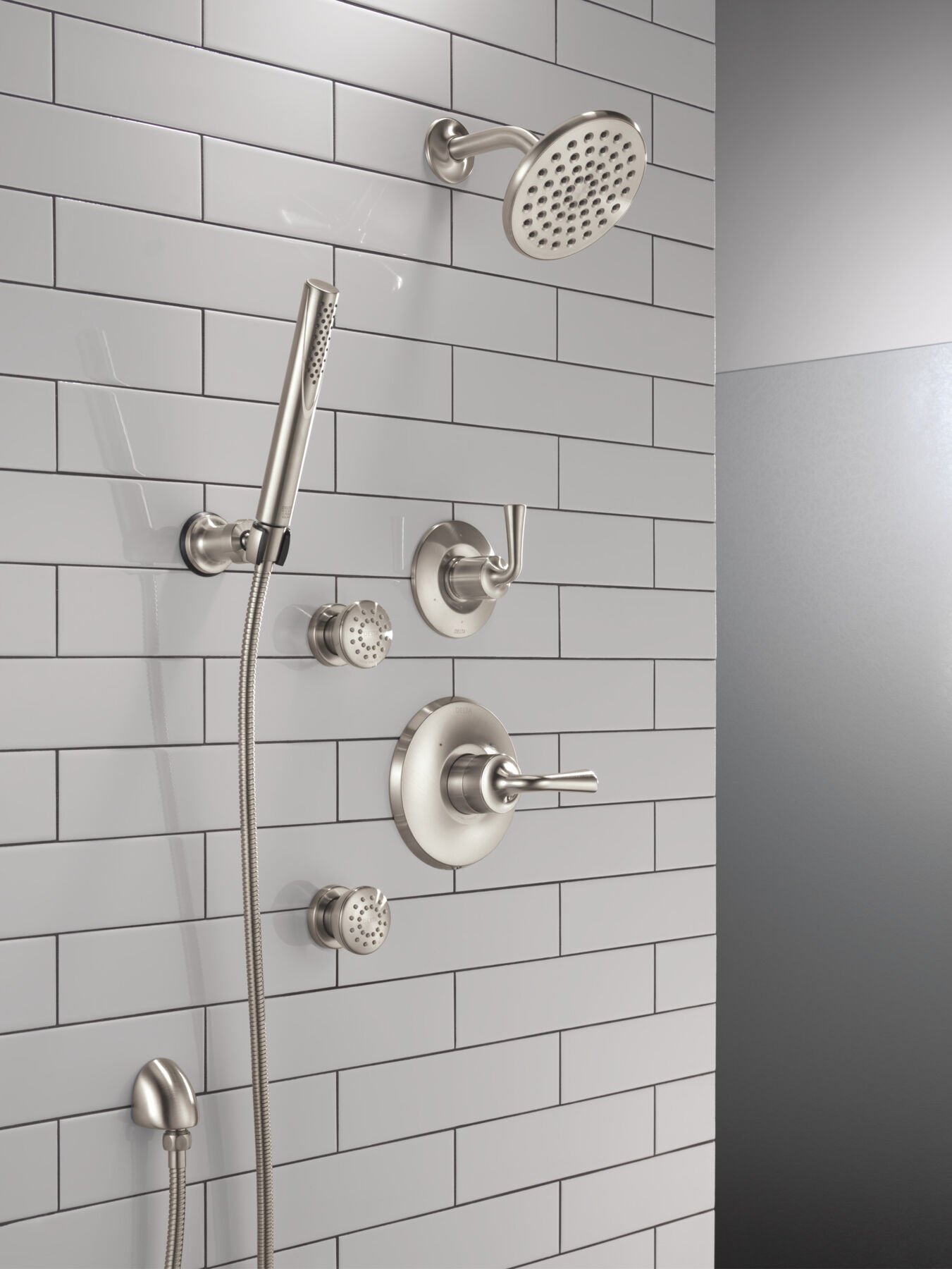 Ducha manual premium para montaje en pared ajustable de una sola función, imagen 16