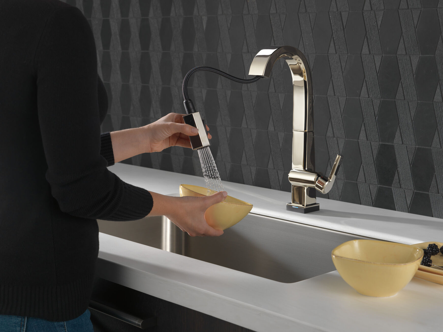 Llave para barra/encimera monomando extensible con tecnología Touch<sub>2</sub>O, imagen 4