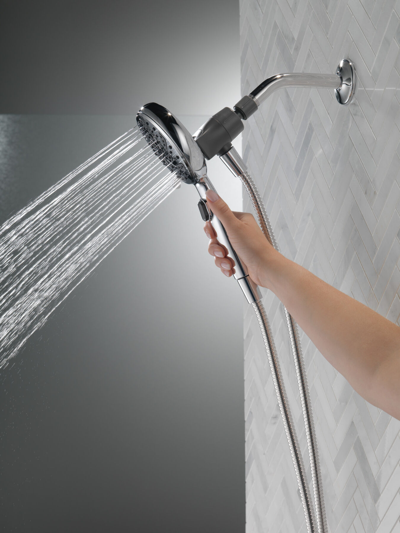 6-Setting SureDock® Magnetic Hand Shower, image 3