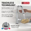 Llave para barra/preparación de alimentos Touch2O® con tecnología Touchless
