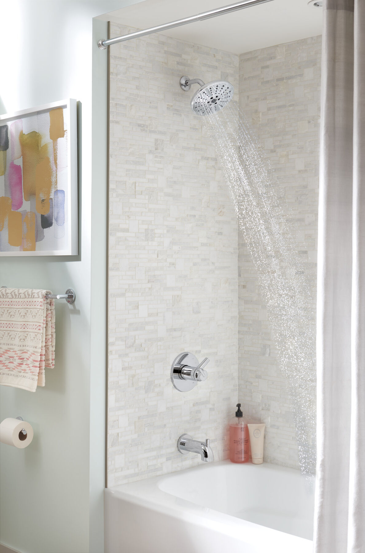 Terminaciones de ducha y bañera TempAssure® serie 17T con tecnología H<sub>2</sub>Okinetic®, imagen 3