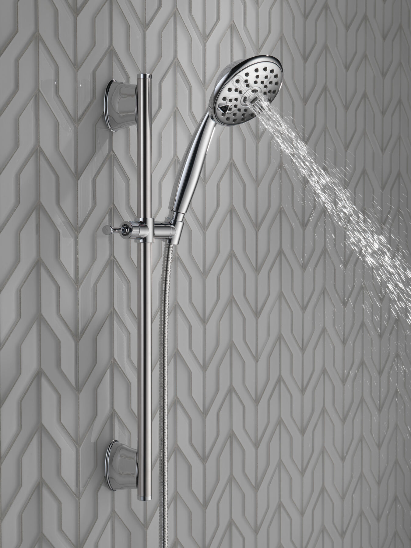 Ducha manual con barra para pared de 3 funciones, imagen 3
