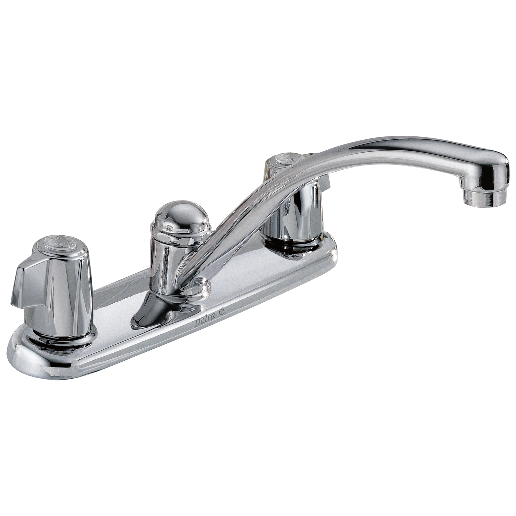 Llave de dos manijas para cocina