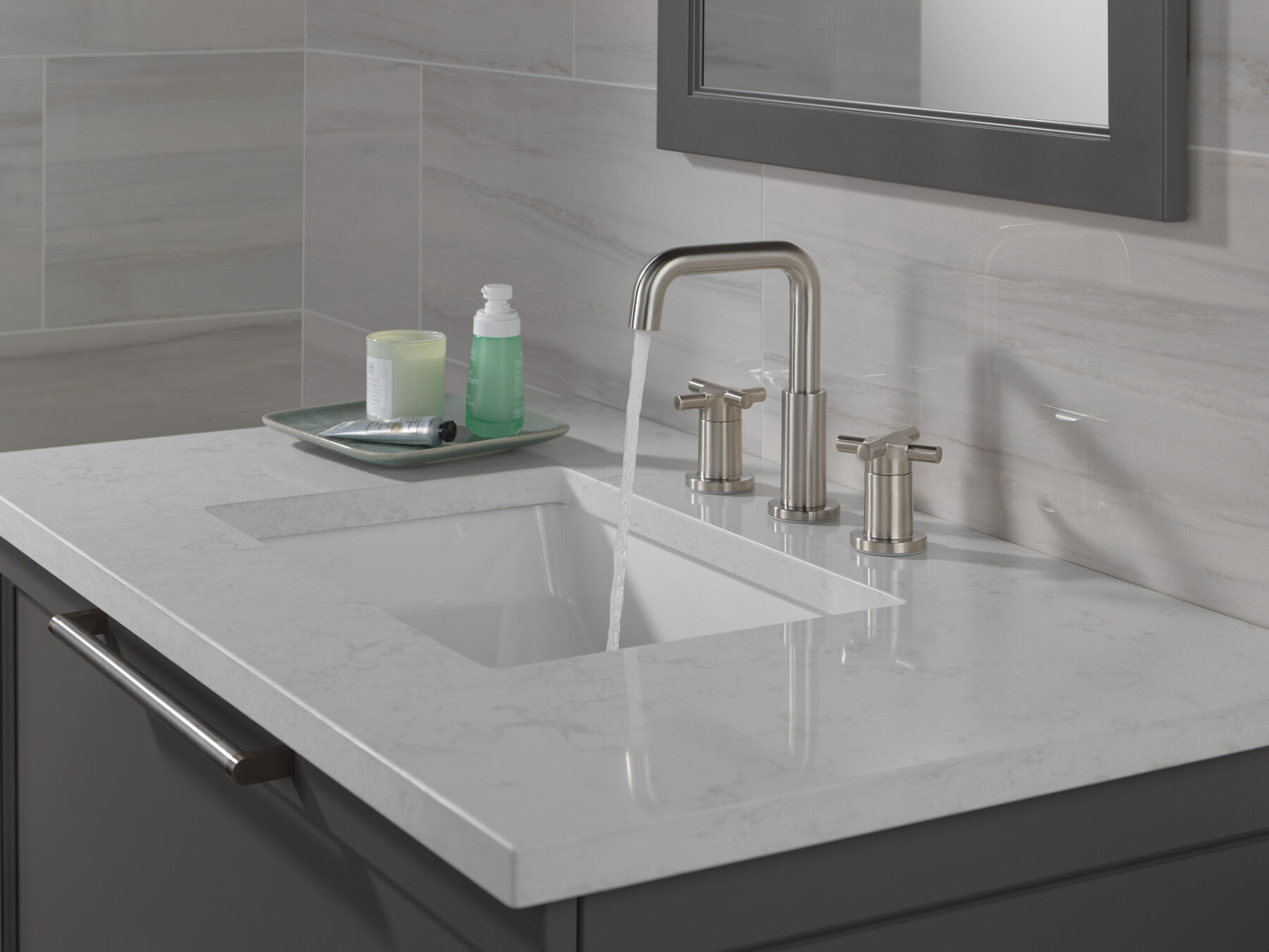 Llave para baño de extensión con dos manijas, imagen 3