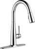 Llave de una manija con tubo de salida deslizable para cocina