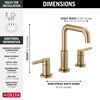 Widespread Lavatory Faucet with Shower Trim Bundle - 14 Series
