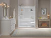 60x32 Alcove Shower Bundle - Right Seat Center Drain