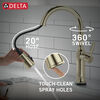 Touch<sub>2</sub>O® Technology Kitchen Faucet with Touchless Technology