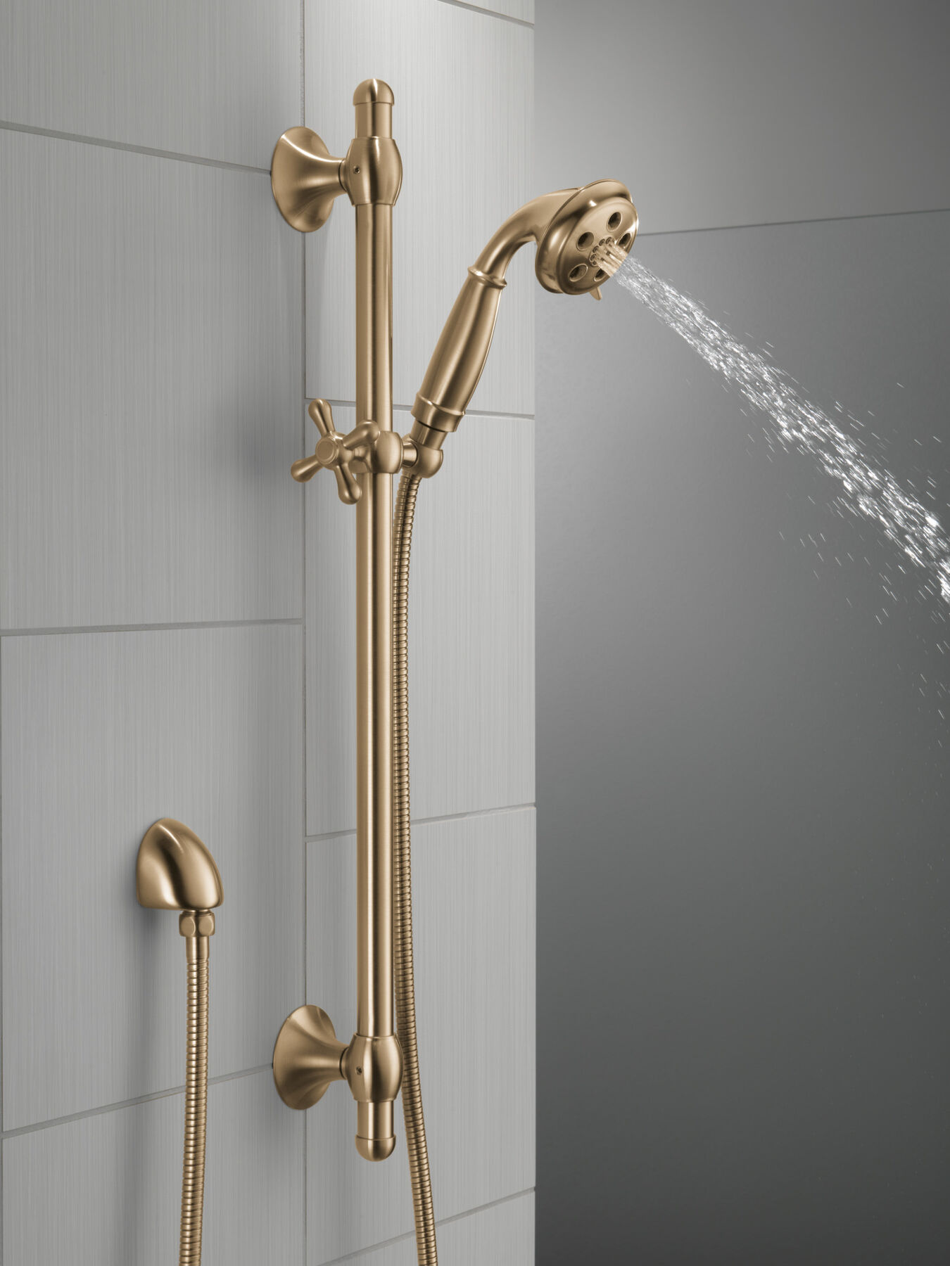 Ducha manual H2O de 1.75 GPM con barra deslizante 3S (producto recertificado), imagen 1