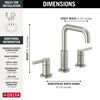 Widespread Lavatory Faucet with Tub Shower Trim Bundle - 14 Series