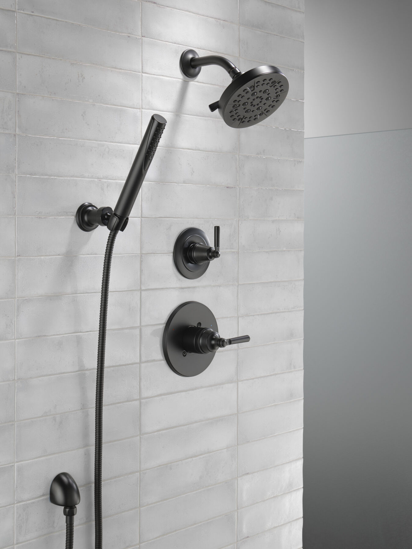Ducha manual premium para montaje en pared ajustable de una sola función, imagen 12