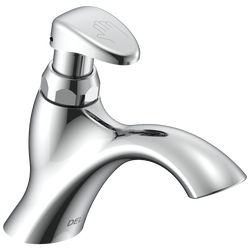Llave para baño de un orificio con cartucho medidor de cierre lento